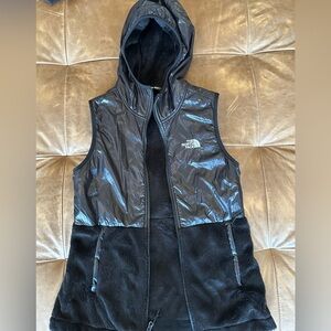 The North Face Hoody Vest- water resistant top and Fleece bottom half. Size XS